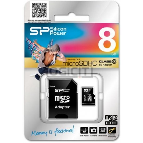 Silicon Power microSDHC 8GB